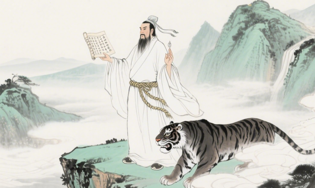Shi Cun Western Jin Taoist Hengshan West Peak cave Three Sovereigns Inner Text tiger leopard command arts