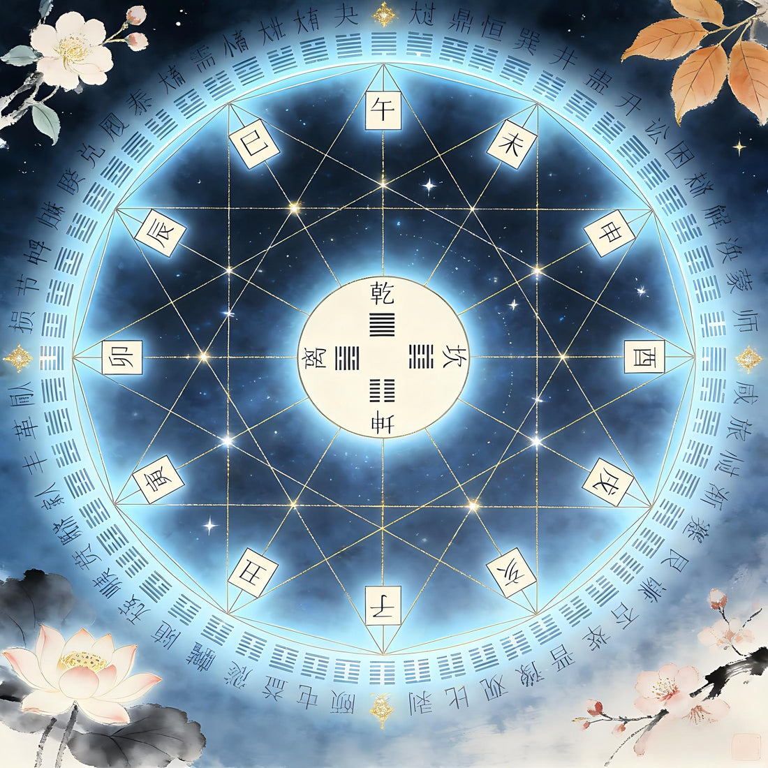 Cosmic numerology - hexagrams and celestial numbers mapping destiny
