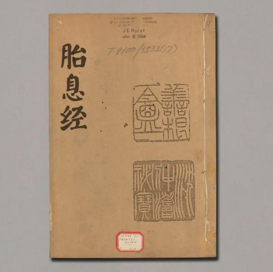 The Taixi Jing 胎息经 Scripture of Embryonic Breathing