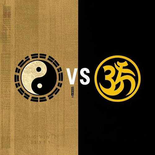 What are the similarities and differences in doctrines between Taoism and Buddhism?