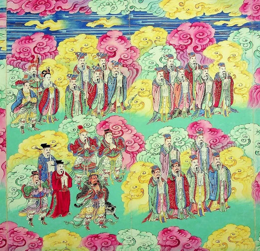 Ji Shen Zhou — Taoist incantation for assembling the divine hosts, invoking the Five Thunder Lords and celestial spirits across the Three Realms