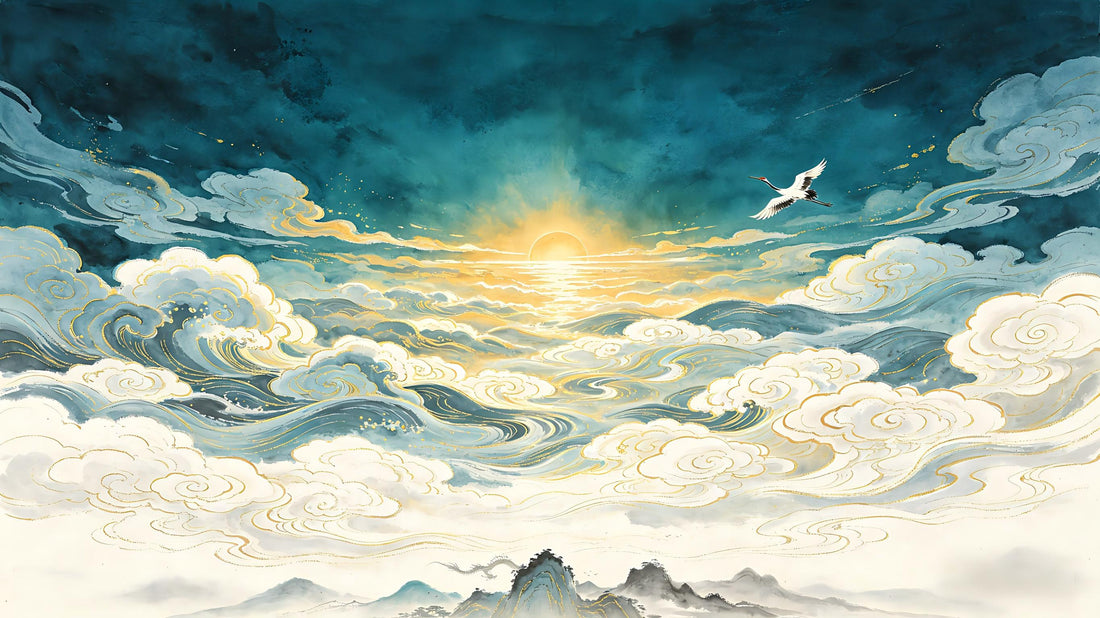 Azure Heaven (Bìluò) - The celestial realm of pure yang energy in Taoist cosmology