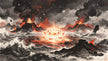 The Great Kalpa (Dàjié) - the cosmic dissolution that precedes renewal in Taoist cosmology