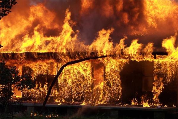 The Omen of Dreaming of a House Catching Fire