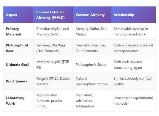 The Relationship Between External Alchemy and Alchemy