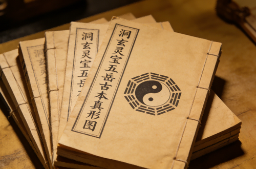 The Wu Yue Gu Ben Zhen Xing Tu 洞玄灵宝五岳古本真形图