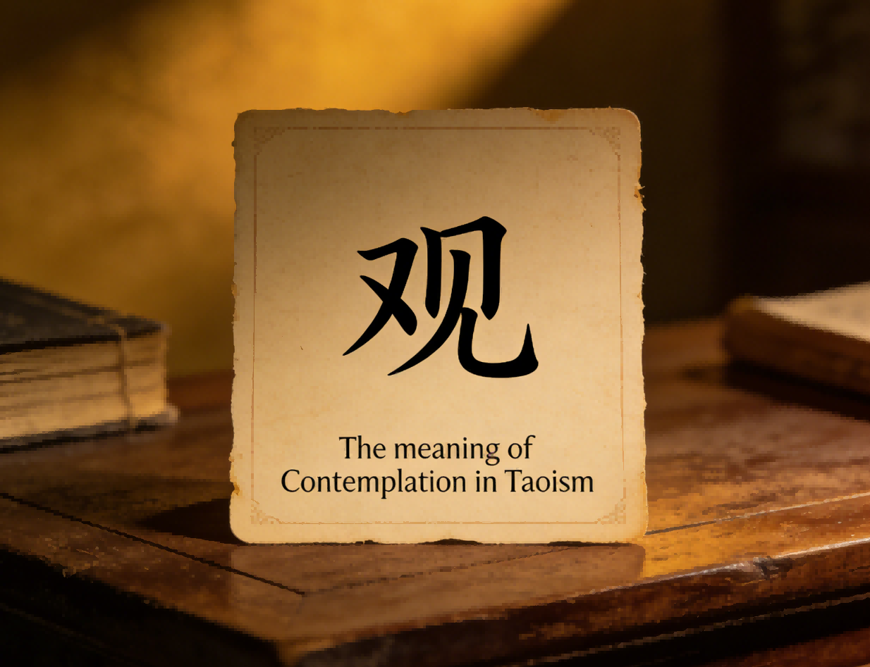 The meaning of Contemplation in Taoism