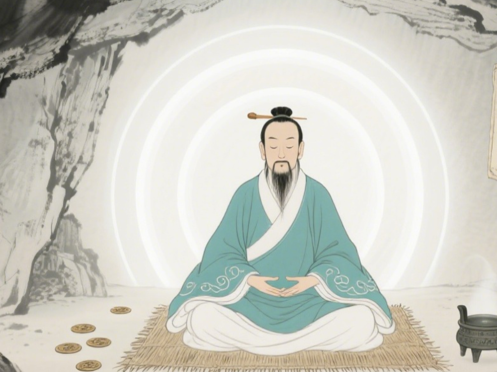 王轨 Wang Gui (580–667) — Tang Dynasty Daoist master, guardian of Huayang Cave and imperial advisor on the Dao