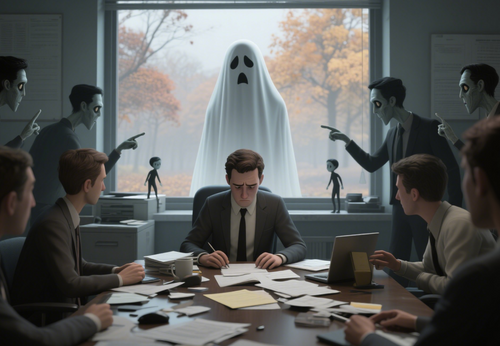 What does it mean to dream of a female ghost?