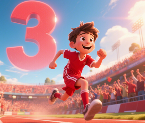 What does it mean to dream of the number 3 or "three"?