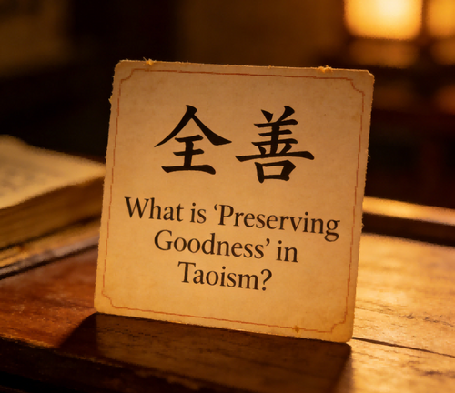 What is Preserving Goodness in Taoism 什么是全善