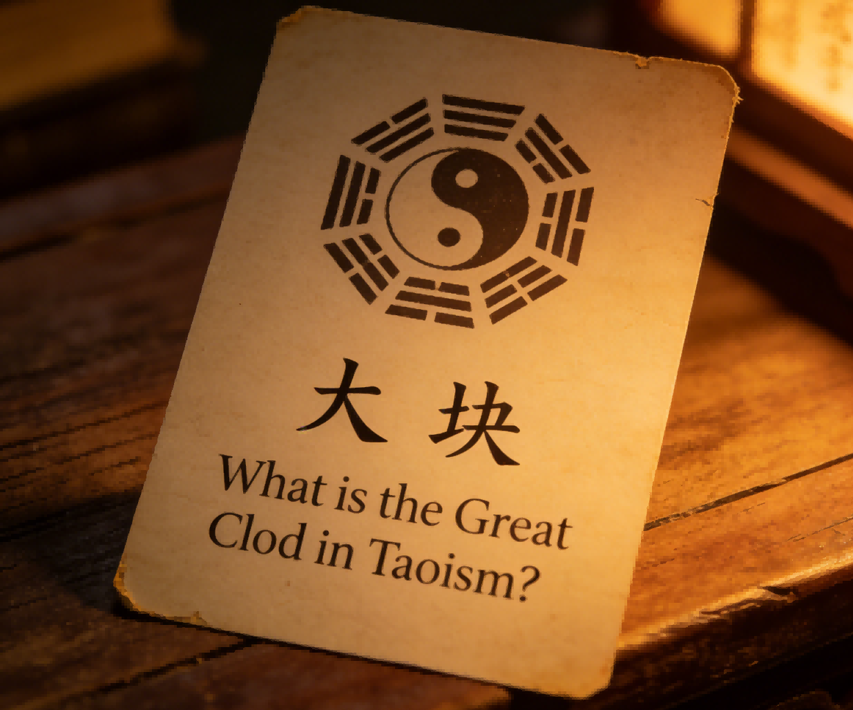What is the Great Clod in Taoism