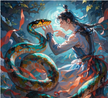 What does it indicate to dream of oneself beating a snake?