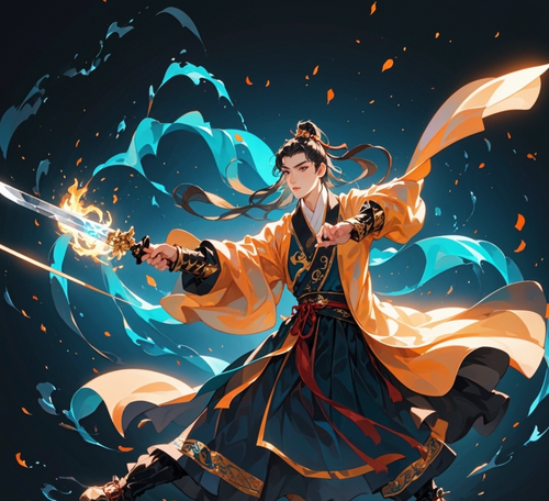 Taoist Culture - Taoist Priests with Swords