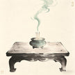 Yan Li Shi Taoist ordination platform with incense ink painting