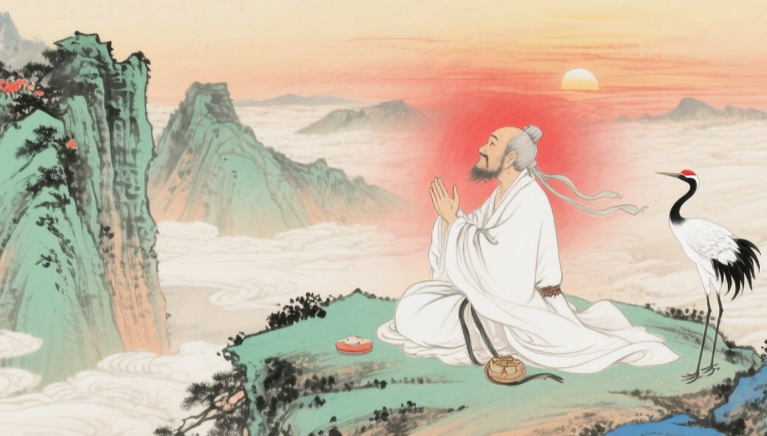 Yin Qianzi Eastern Jin Taoist Huayin Mountain elixir cultivation crimson cloud inner vision youthful complexion