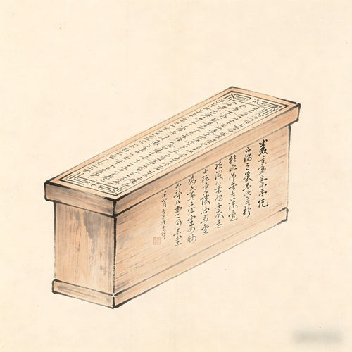 Zhai Fa Taoist altar with talismanic scripts ink painting