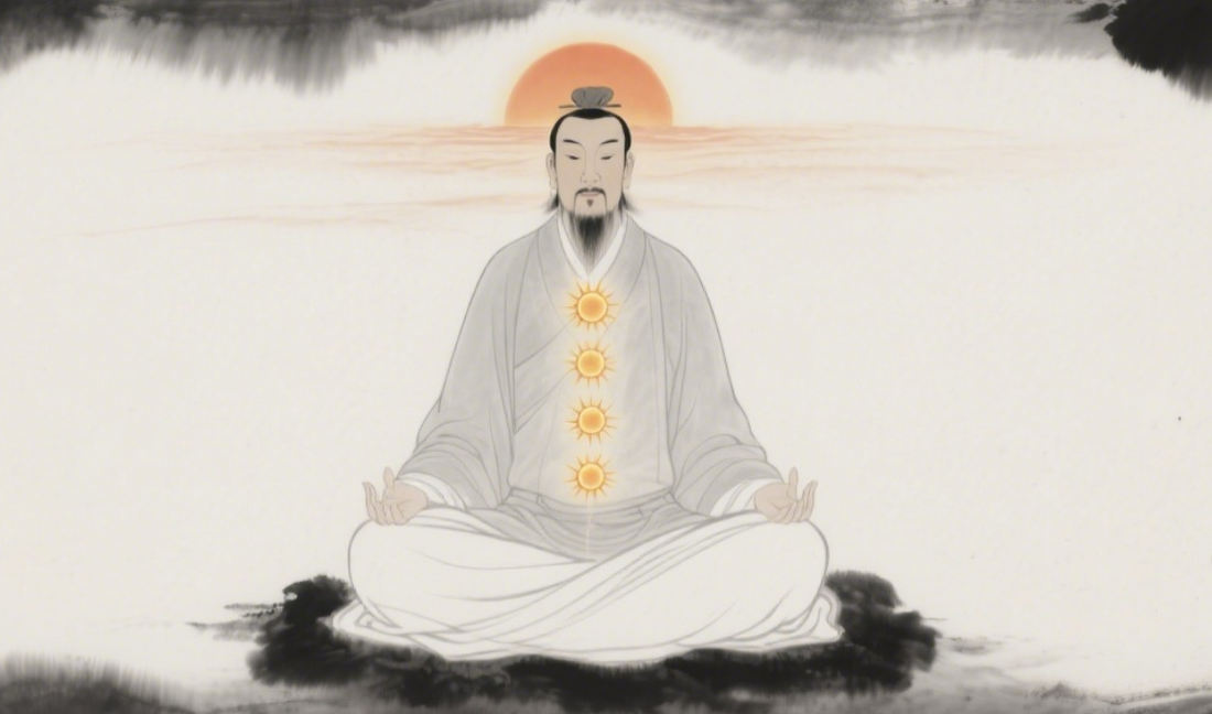 Qianshan Mountain Dabie Mountains Anhui Eastern Jin Taoist hermit Zhang Chonghua five zang organs sun visualization