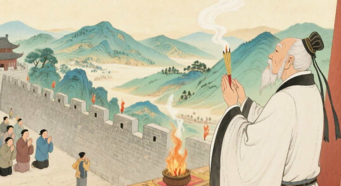Zhang Yun 张氲 (653-745), Tang Dynasty Daoist hermit from Jinzhou who declined appointment as Minister of Rites and Situ under Emperor Xuanzong, practicing bigu on his mountain retreat