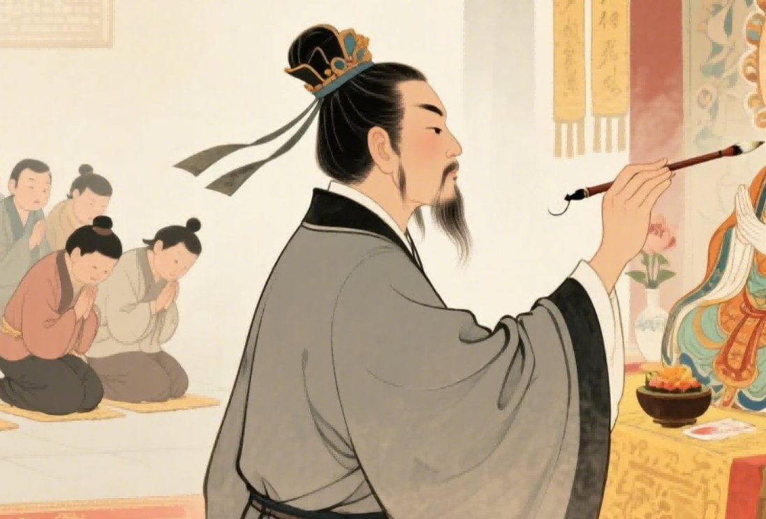 Zheng Siyuan 郑思远, late Tang Daoist known as Huolong Zhenren, who healed with talismans, transmitted inner alchemy and Tianxun Swordsmanship to Lü Dongbin on Mount Lushan, and was companion of Zhongli Quan