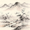 Ethereal realm of flowing qi and luminous void, representing Zhenren Tu the Taoist Perfected Land