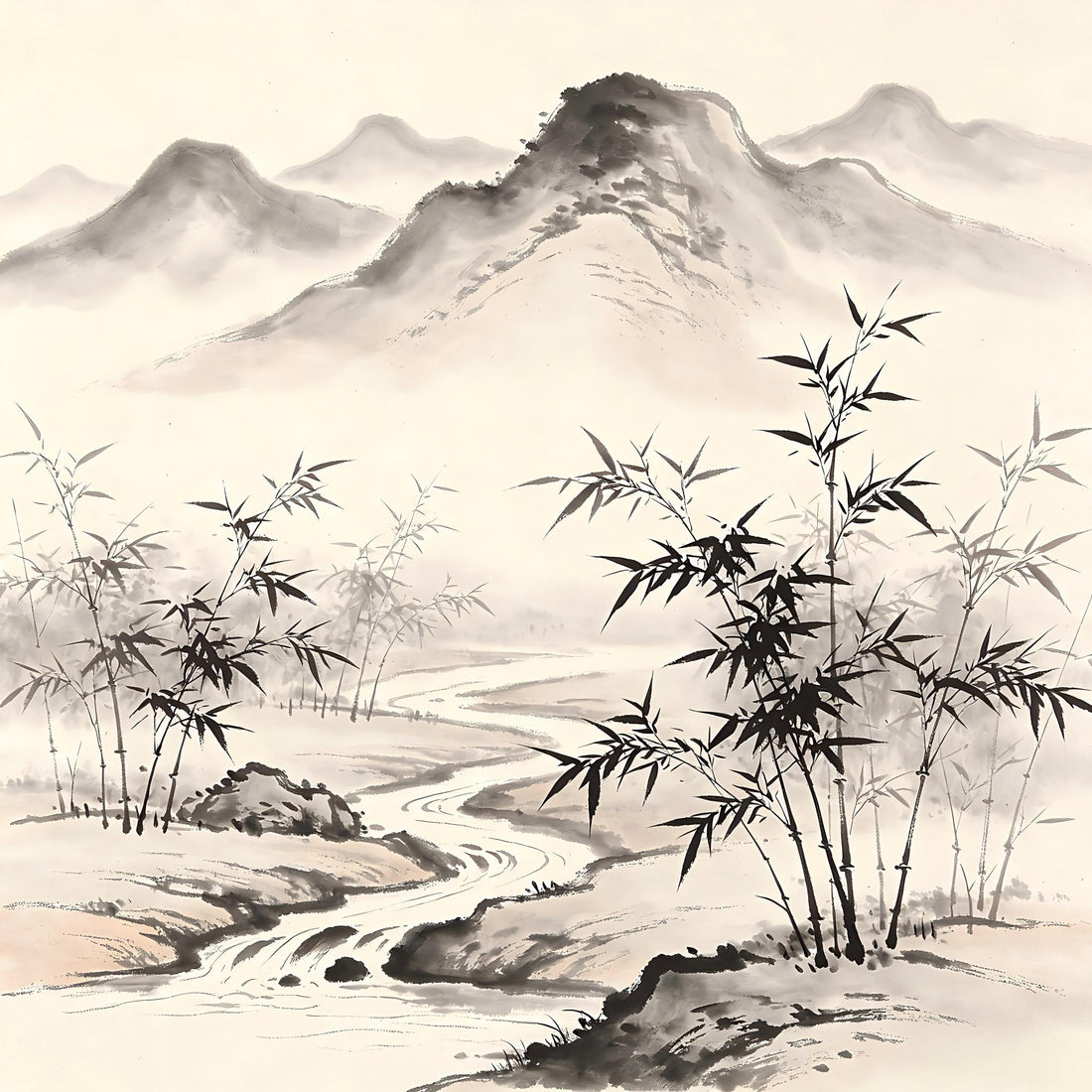 Ethereal realm of flowing qi and luminous void, representing Zhenren Tu the Taoist Perfected Land
