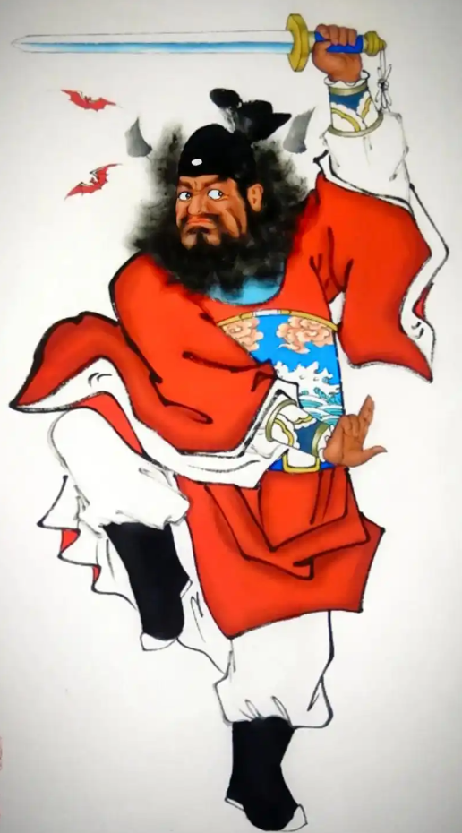 The Zhong Kui 钟馗 The Sage Lord of Bestowing Blessings and Protecting the Residence