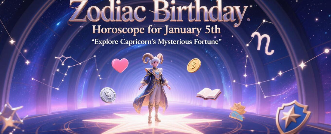 Zodiac Birthday Horoscope for January 5th