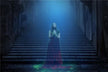 A married woman dreaming of ghosts, dream interpretation illustration