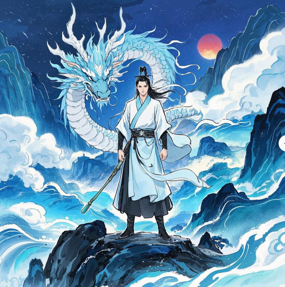 Ao Bing: The Taiji Dancer Between Spirit Pearl and Karmic Flames — Deconstructing the Dragon Prince’s Destiny Through Daoist Philosophy