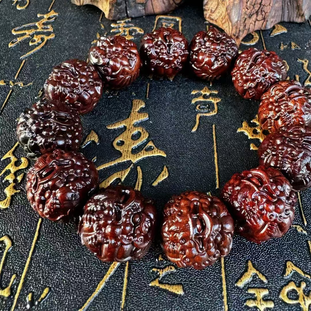 Authentic Consecrated Taoist Wealth-attracting Pixiu Bracelet by Mount Longhu