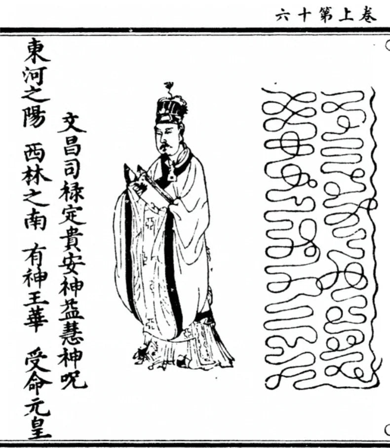 Sacred Wenchang Talisman Incantation for Academic Excellence and Mental Clarity