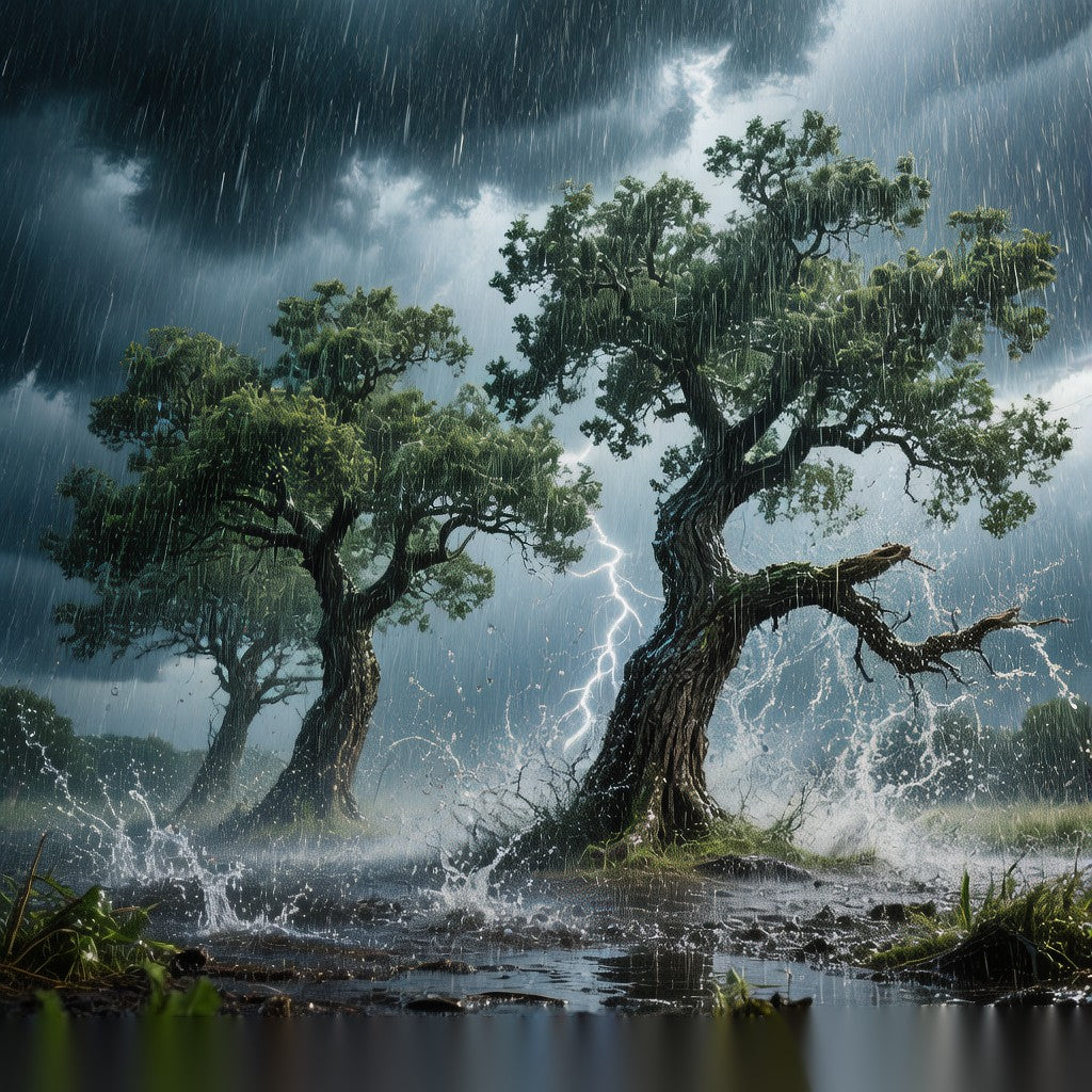 Dreaming of a storm 暴风雨 Zhou Gong Zhen Xun trigram Wood Water element transformation emotional turbulence omen