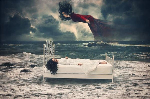 梦见自己被鬼附身是什么意思 - dream illustration