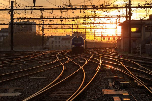 梦见赶火车刚好赶上 — dream of catching a train just in time illustration