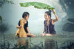 梦见淋雨什么意思 — dreaming of getting caught in the rain, Chinese dream interpretation illustration