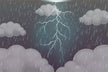 Dream illustration for 做梦下大雨是什么意思
