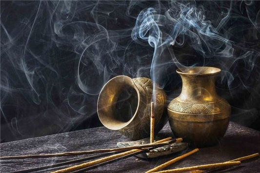 梦见点香 — dreaming of lighting incense, Fire element omen in Zhou Gong tradition