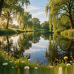 Dreaming of a pond 池塘 Zhou Gong Water element stillness inner depth hidden fortune omen