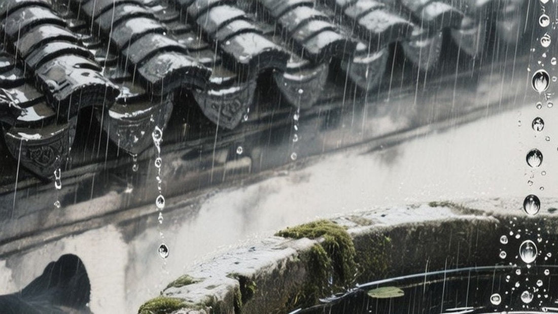 Dream illustration for 梦见雨水