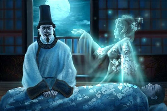 梦见鬼魂 - dream illustration