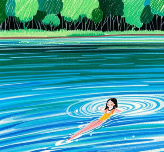 What does dreaming of swimming represent?