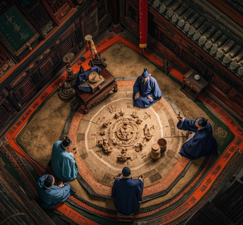 What are the ways of heaven, earth, human and ghosts respectively?