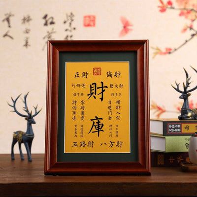 Feng-Shui-Ornamente ziehen Reichtum und Wohlstand an, ideal für die Bürodekoration