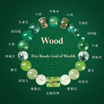 Consecrated Taoist Fengshui Wood Energy Bracelet