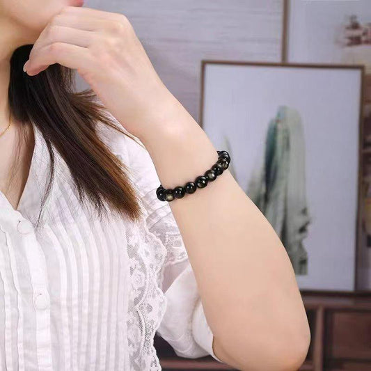 Gold Obsidian High-Energy Field Protective Bracelet