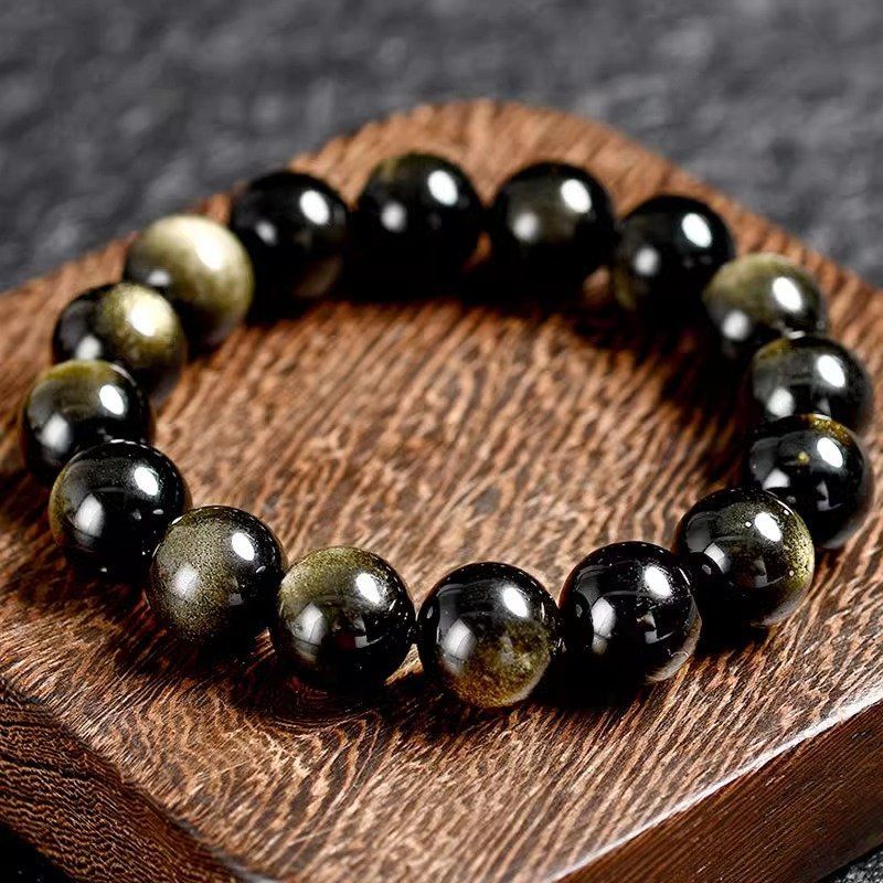 Gold Obsidian High-Energy Field Protective Bracelet