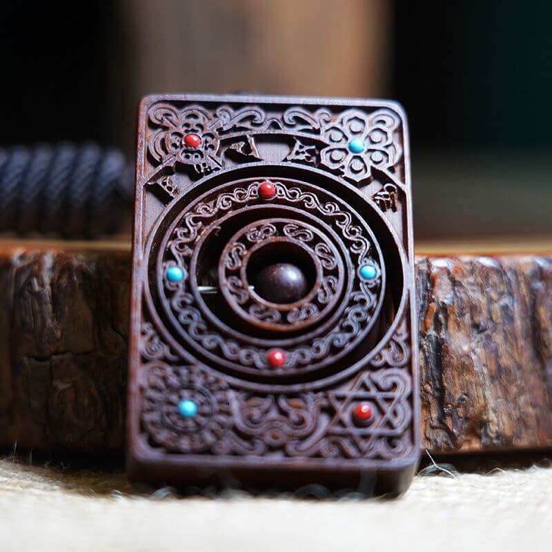 Thunderstruck Jujube Wood Amulet for Good Fortune & Protection