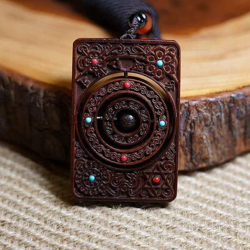 Thunderstruck Jujube Wood Amulet for Good Fortune & Protection