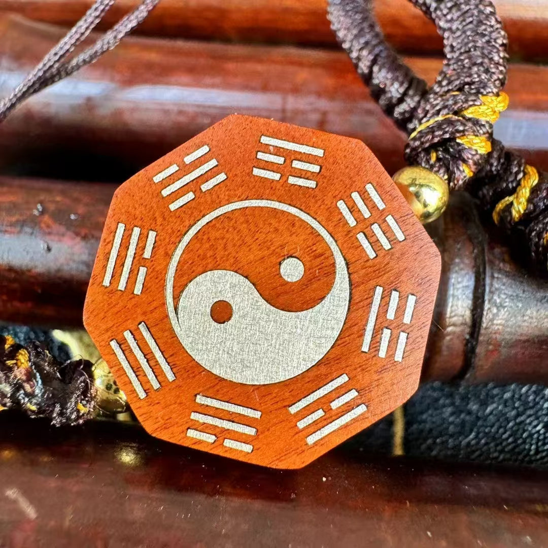 Taoist Big Dipper silver-inlaid Zhouyi Bagua bracelet